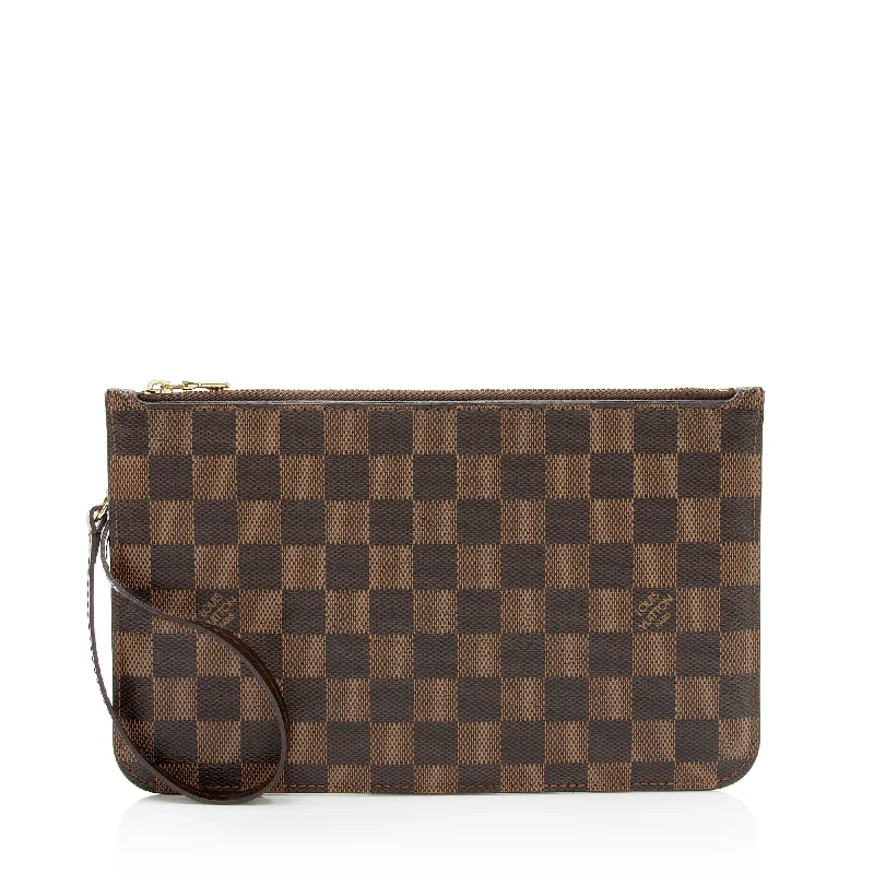 Louis Vuitton Damier Ebene Neverfull MM Pochette (SHF-qB0zem)