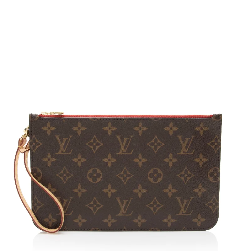 Louis Vuitton Monogram Canvas Neverfull MM Pochette (SHF-5tZwTC)