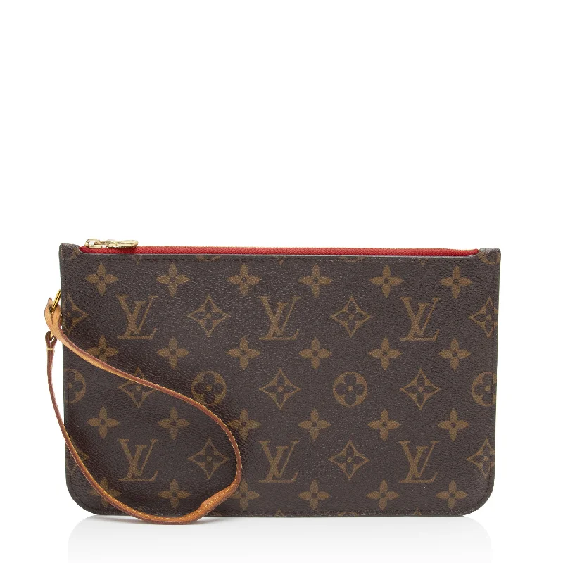 Louis Vuitton Monogram Canvas Neverfull MM Pochette (SHF-7T9xtt)