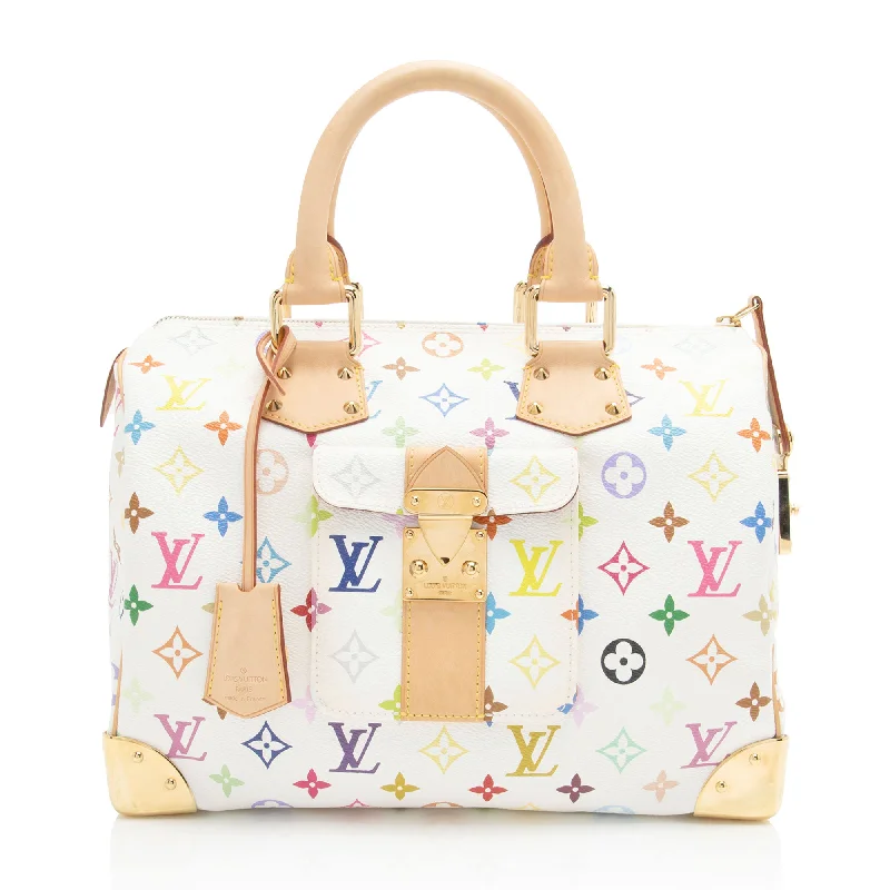 Louis Vuitton Monogram Multicolore Speedy 30 Satchel (SHF-PYX2iO)