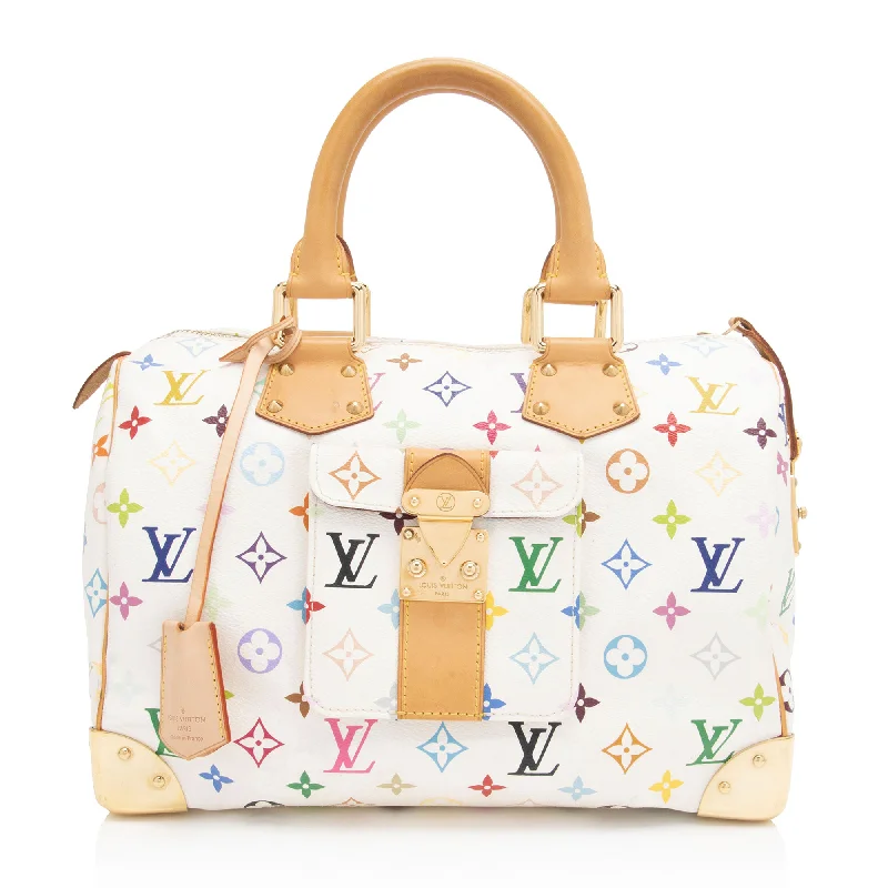 Louis Vuitton Monogram Multicolore Speedy 30 Satchel (SHF-Ud97Hx)