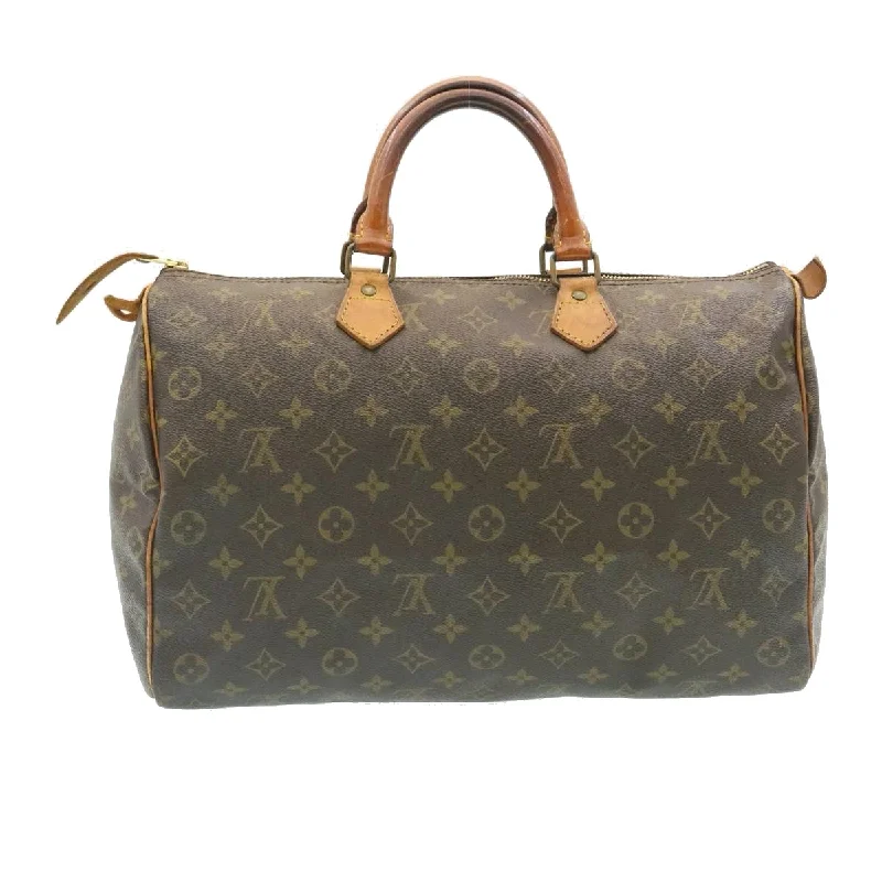 LOUIS VUITTON Monogram Speedy 35 Hand Bag M41524 LV Auth ds129