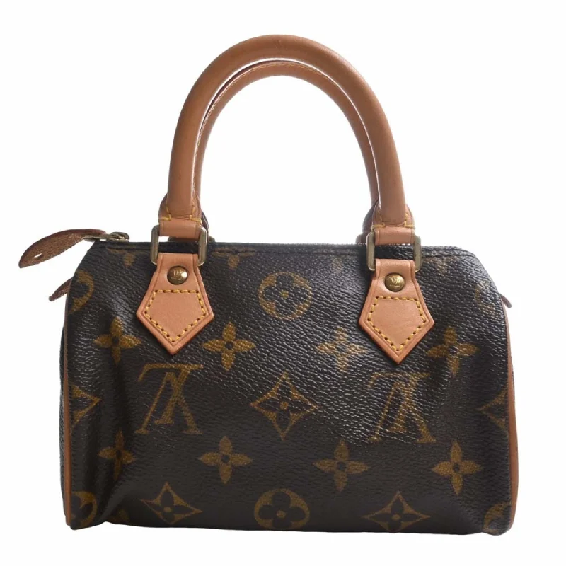 LOUIS VUITTON Monogram Speedy Handbag M41534 Brown Women's