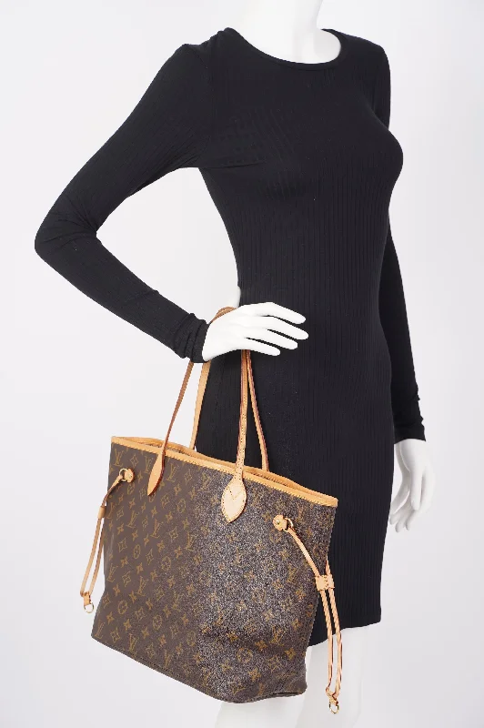 Louis Vuitton Womens Neverfull Monogram Canvas MM